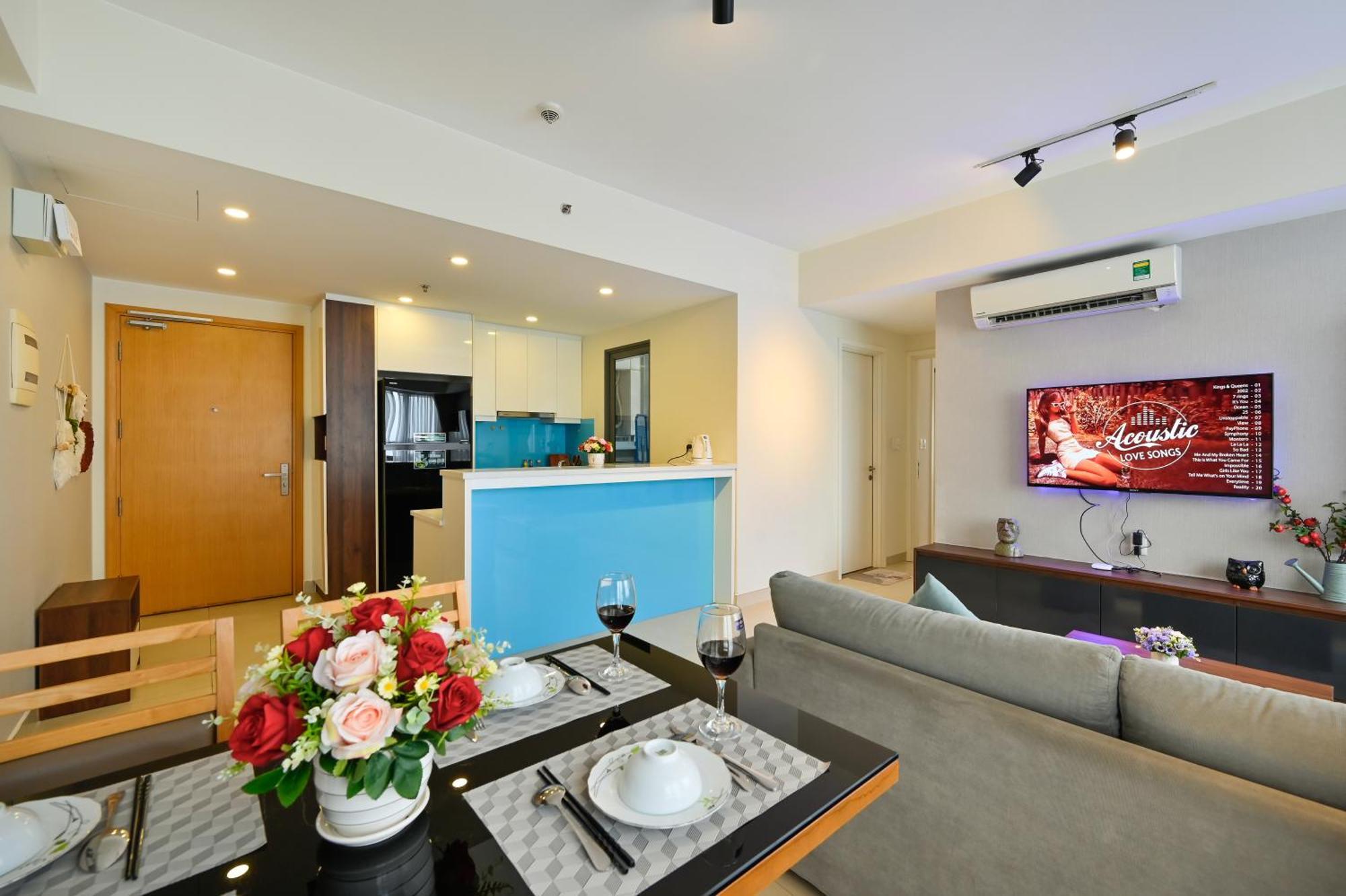 Wonderful 2 Bedroom Condo In Masteri T1, Fully Furnished With Full Amenities Ho Chi Minh City Exterior photo